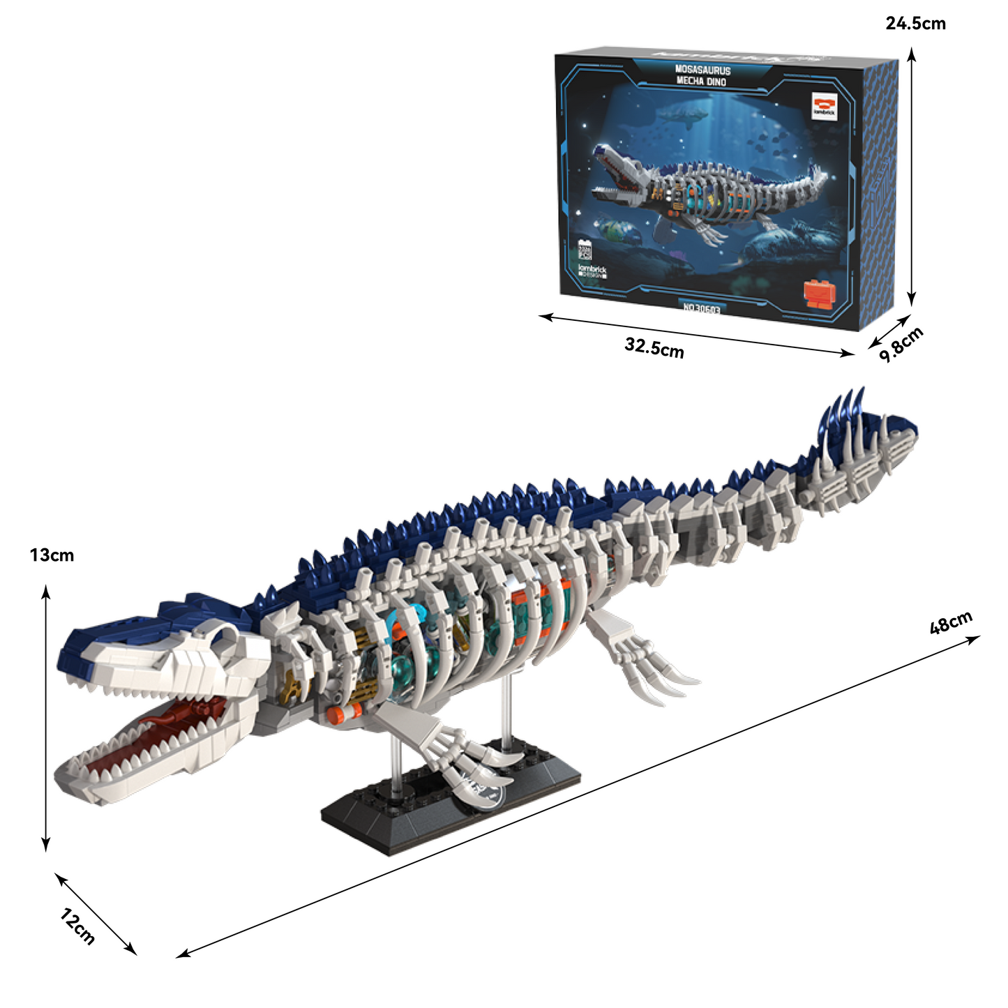 Mecha Dino Mosasaurus 1026 PCS