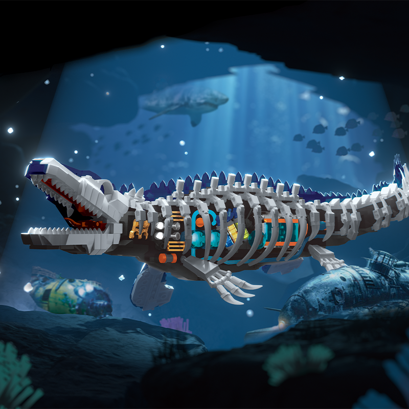 Mecha Dino Mosasaurus 1026 PCS