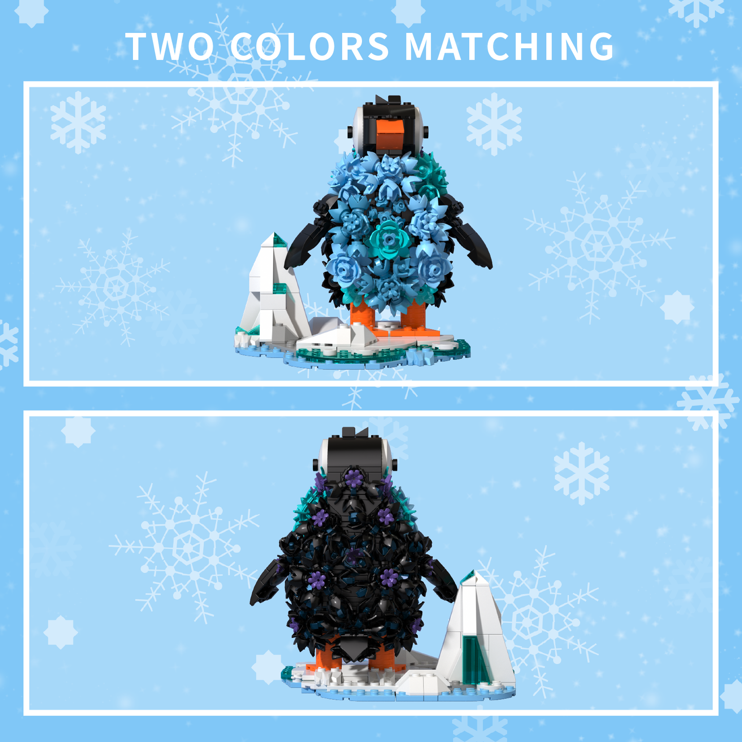 IceBloom Penguin 604 PCS